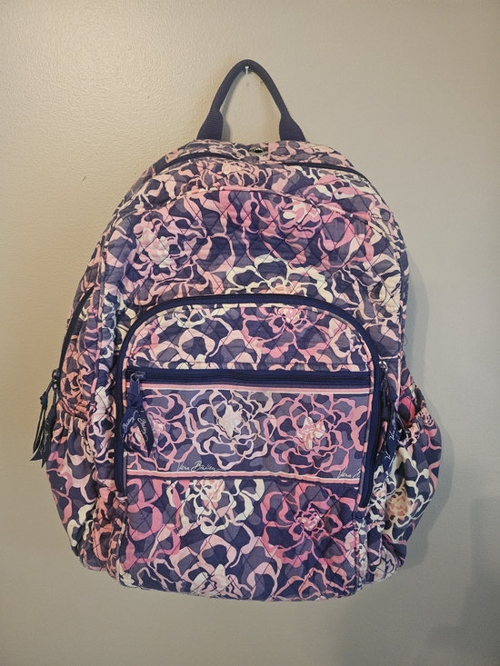 Vera Bradley Handbags - Vera Bradley Pink Floral Quilted Backpack